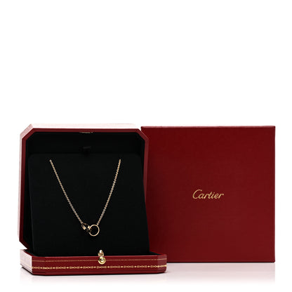 Cartier 18K Yellow Gold Interlocking LOVE Necklace 5 of 5