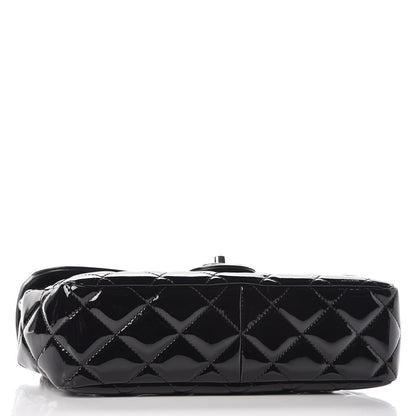 Chanel Patent Quilted Large Coco Shine Flap Black 4 of 11