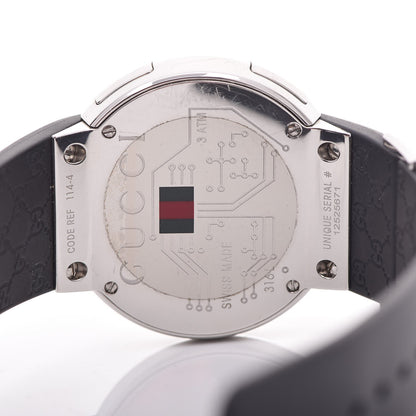 Gucci Stainless Steel Rubber 40mm Digital I-Watch Black 6 of 7
