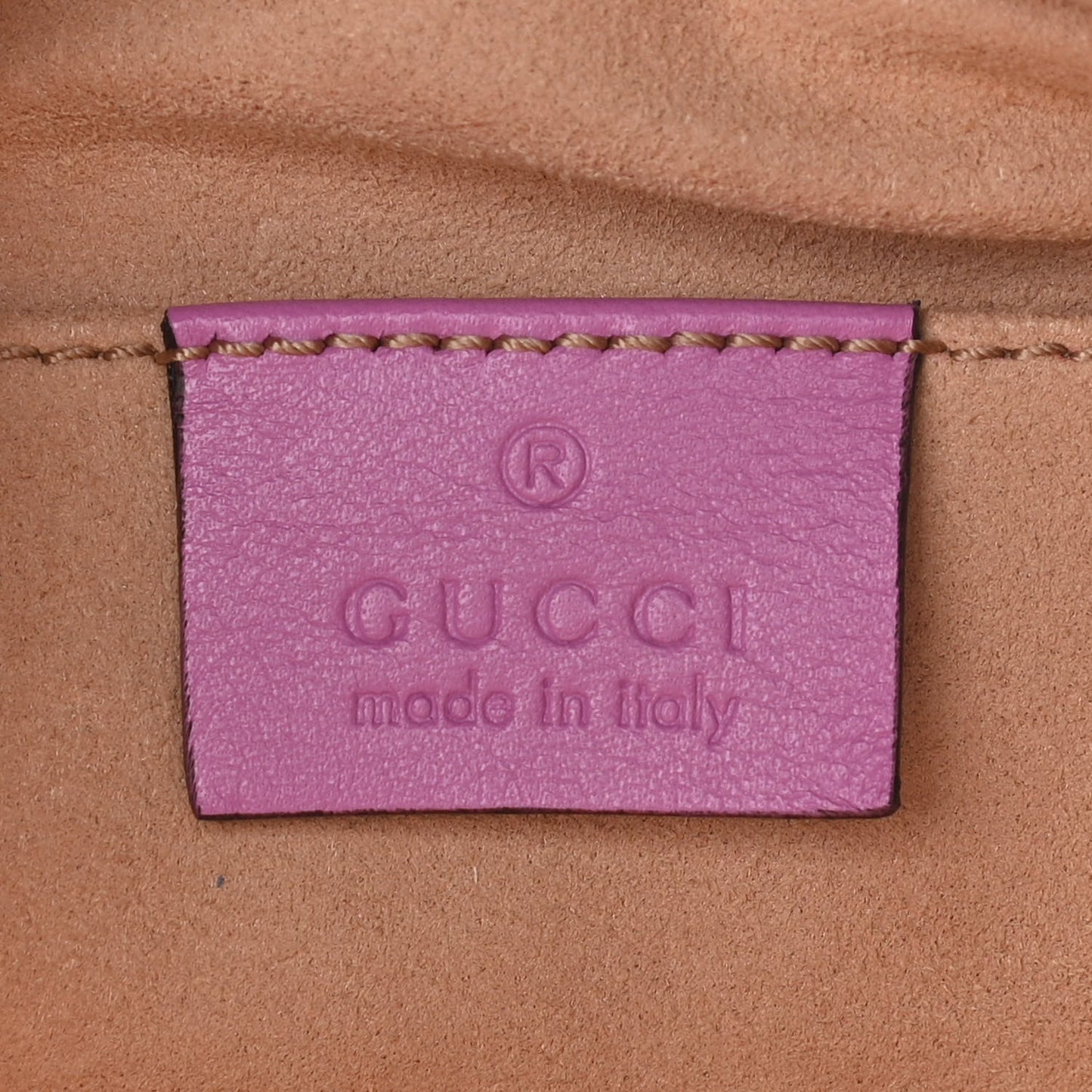 Calfskin Matelasse Small GG Marmont Chain Shoulder Bag Candy Mousse