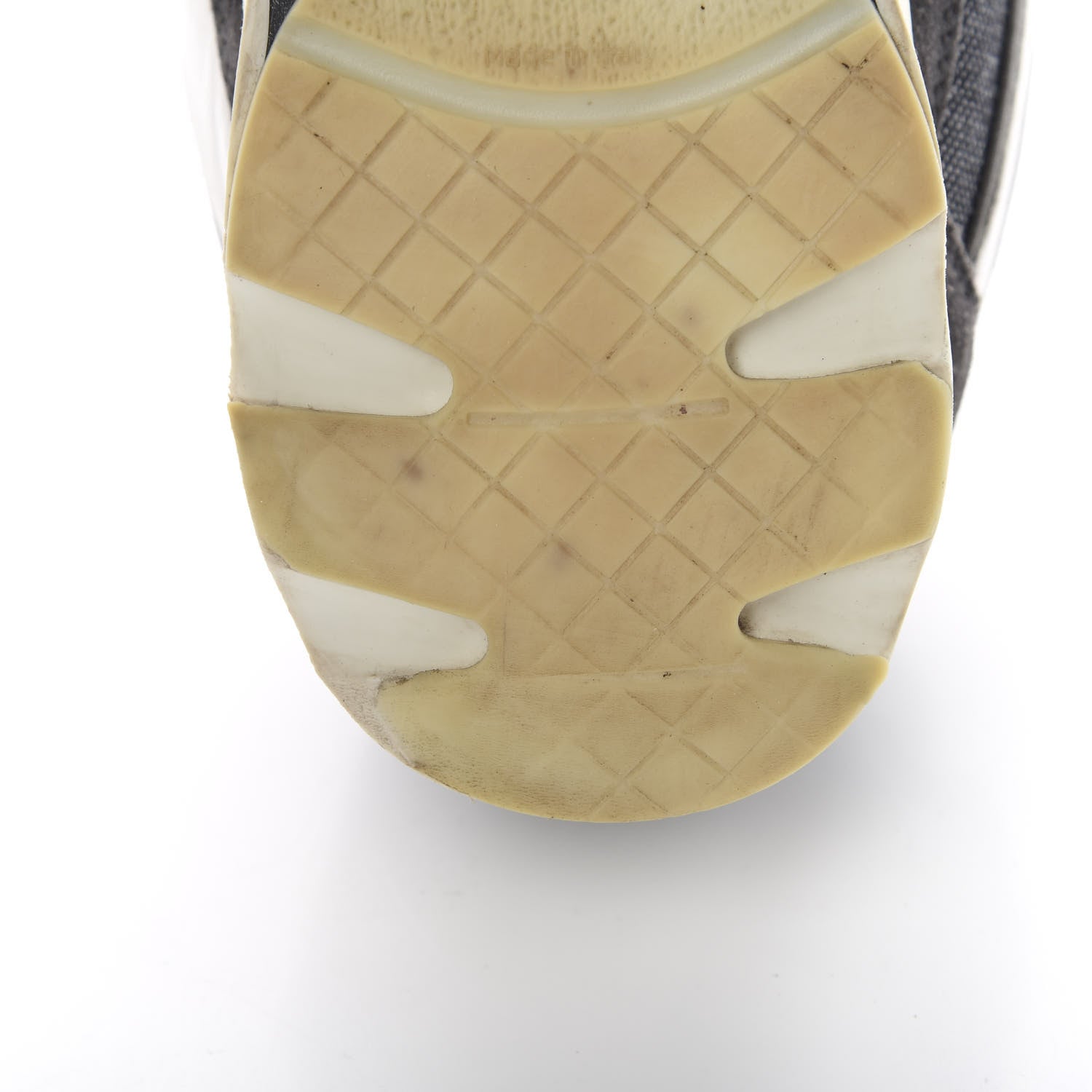 Chanel Denim Suede Calfskin CC Sneakers 40.5 Grey 14 of 15