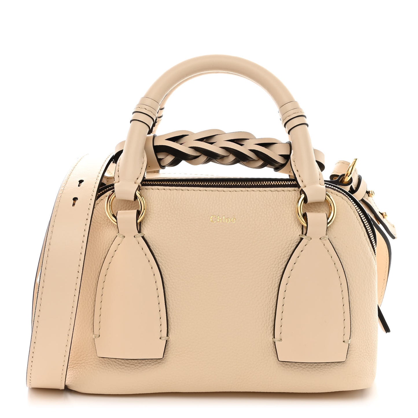 Calfskin Small Daria Sweet Beige