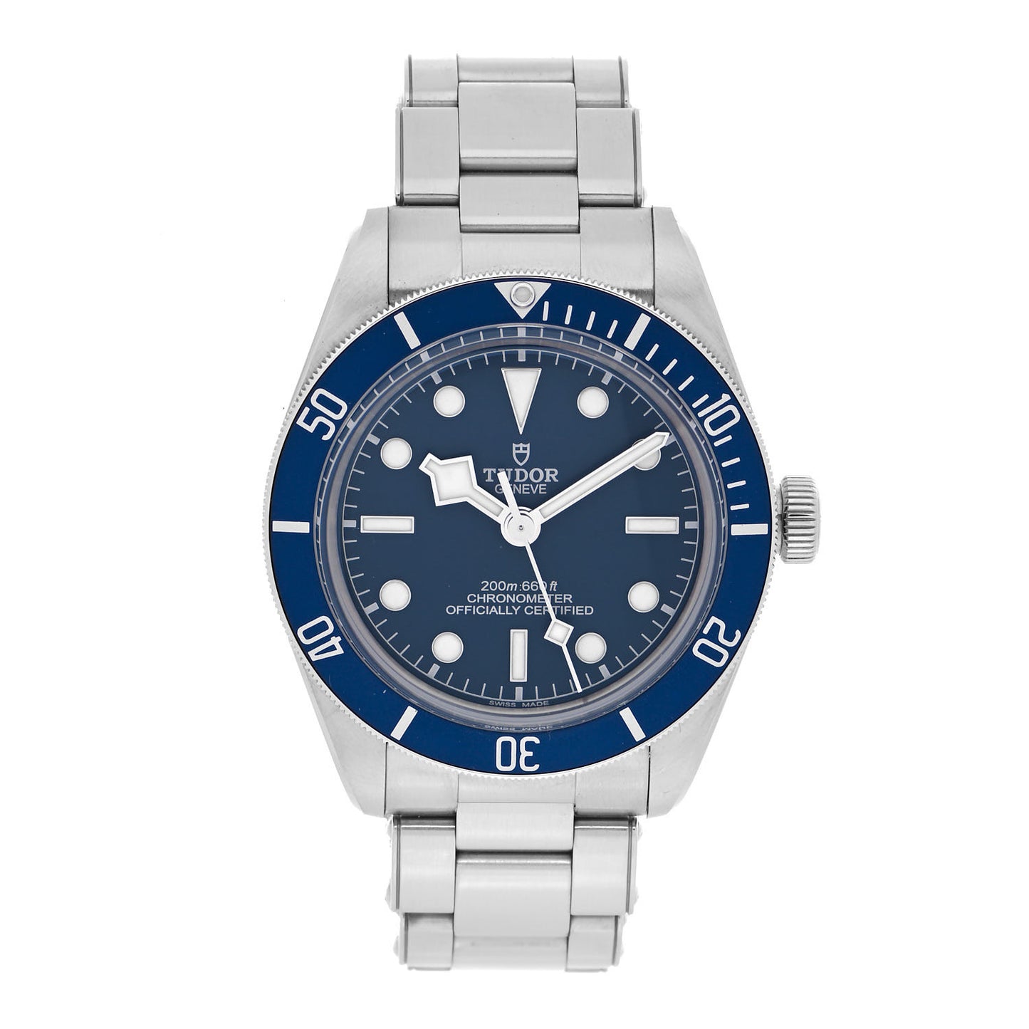Stainless Steel 39mm Black Bay Fifty Eight Automatic Watch Blue 79030B