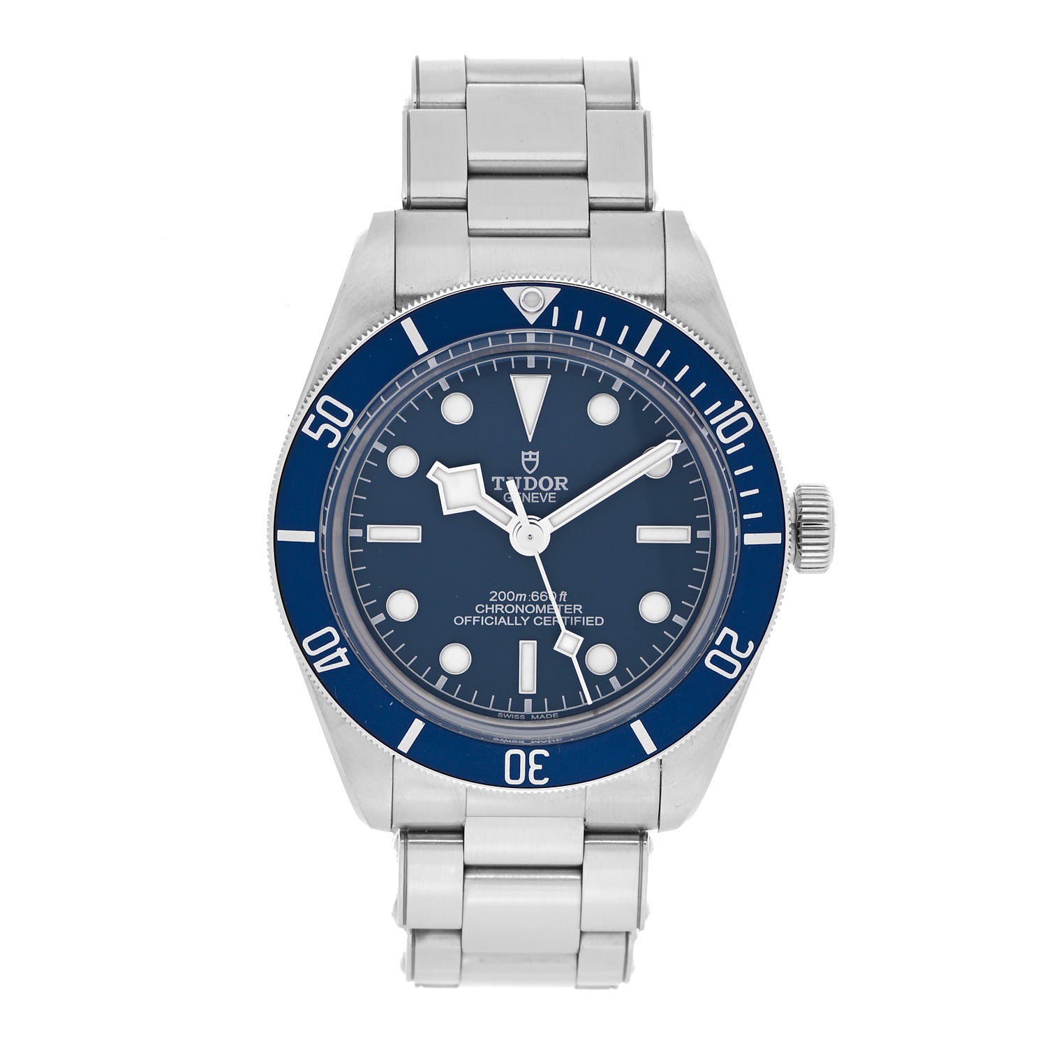 TUDOR Stainless Steel 39mm Black Bay Fifty Eight Automatic Watch Blue 79030B 1 of 5