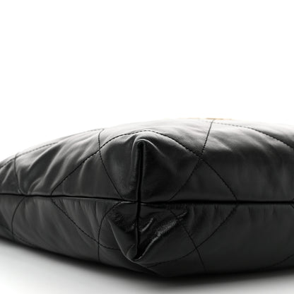 Chanel Shiny Calfskin Quilted Small Chanel 22 Black 10 of 11