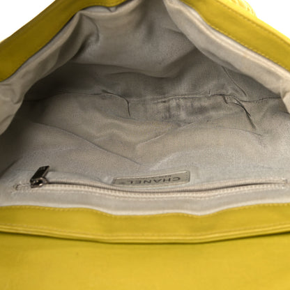 Chanel Washed Lambskin Chain Around Medium Messenger Yellow 5 of 15