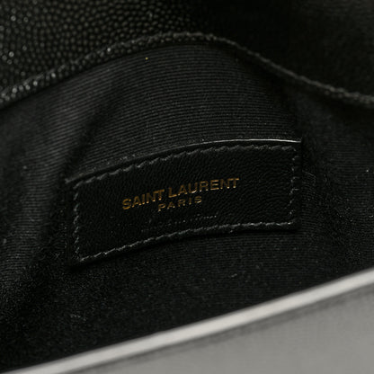 Saint Laurent Grain De Poudre Uptown Pouch Black 6 of 8