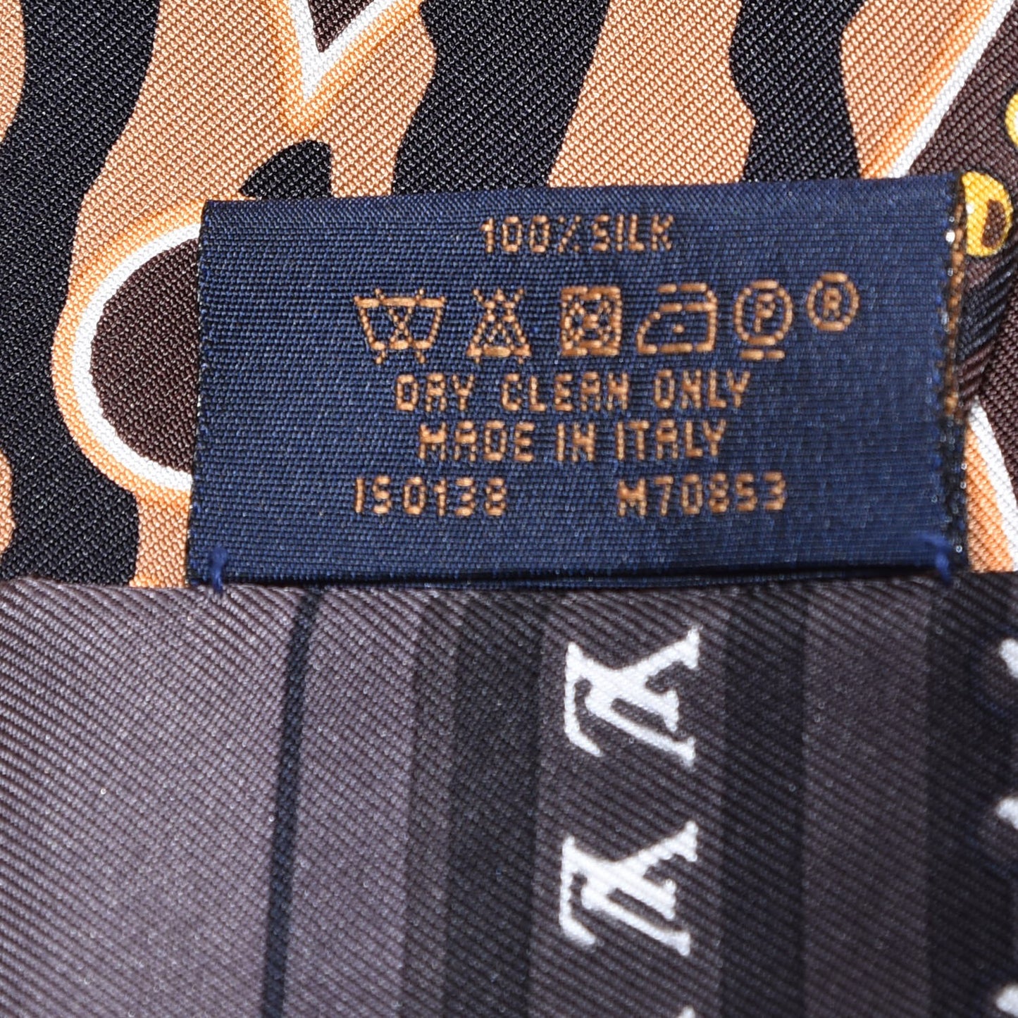 Silk Monogram LV World Bandeau Brown