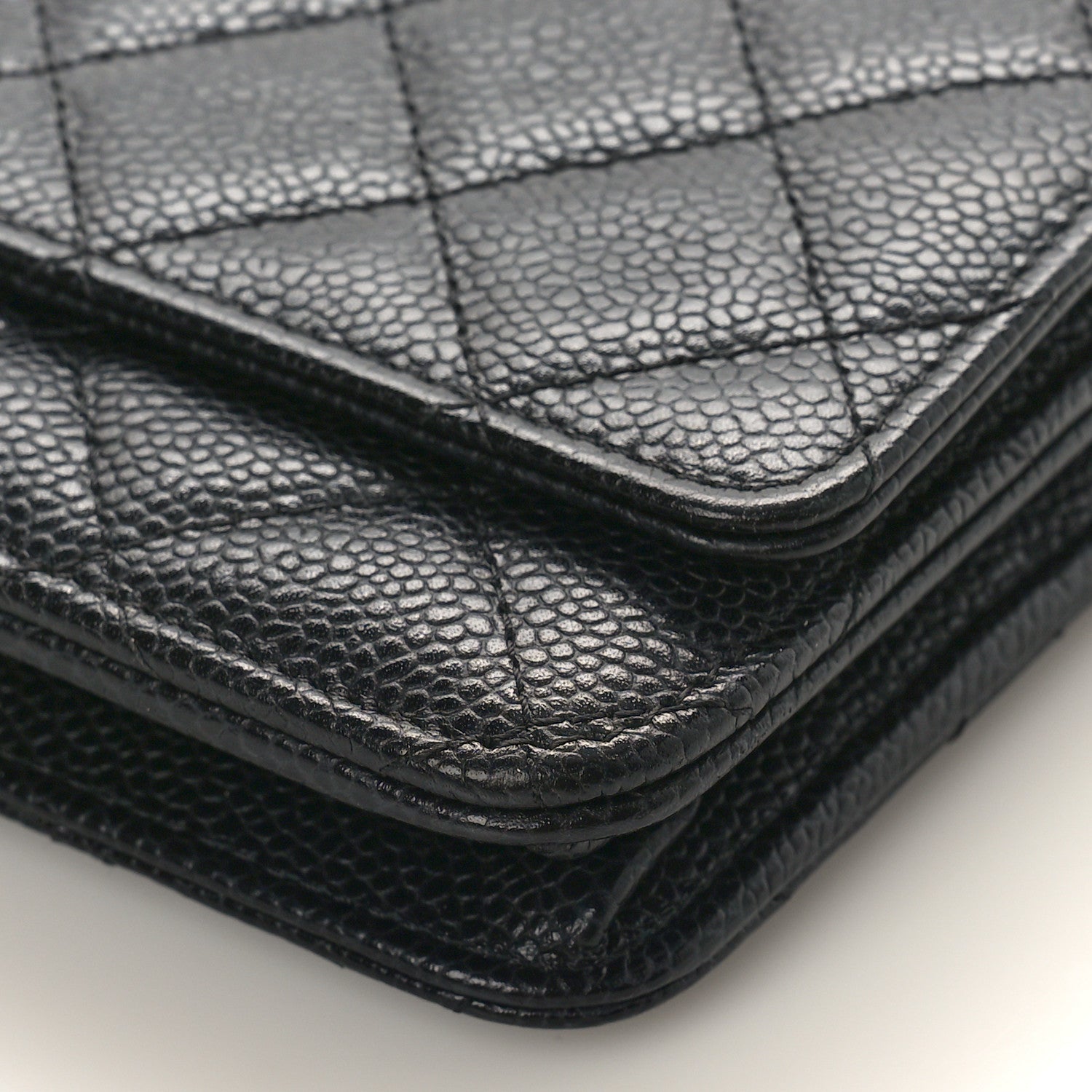 Chanel Caviar Quilted Wallet on Chain WOC Black 9 of 9