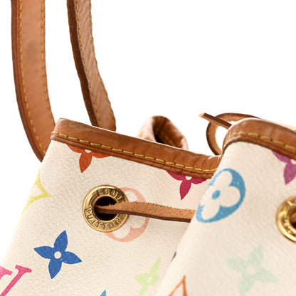 Louis Vuitton Monogram Multicolor Petit Noe White 7 of 13