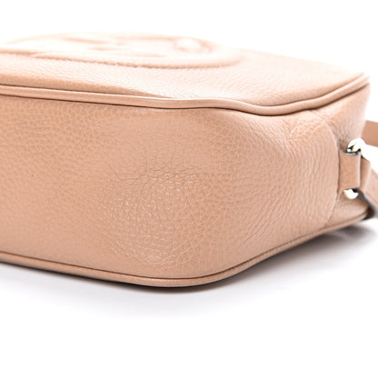 Gucci Pebbled Calfskin Small Soho Disco Bag Camelia 9 of 11