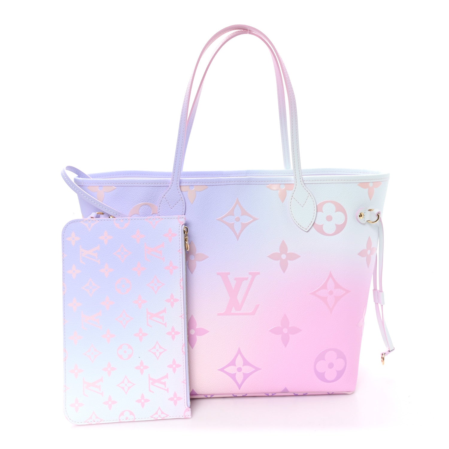 Louis Vuitton Monogram Giant Spring In The City Neverfull MM Sunrise Pastel 3 of 10