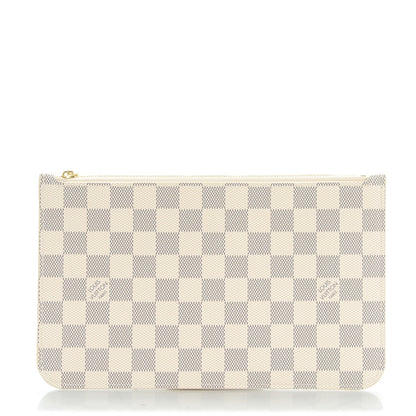 Louis Vuitton Damier Azur Neverfull MM GM Pochette 1 of 8