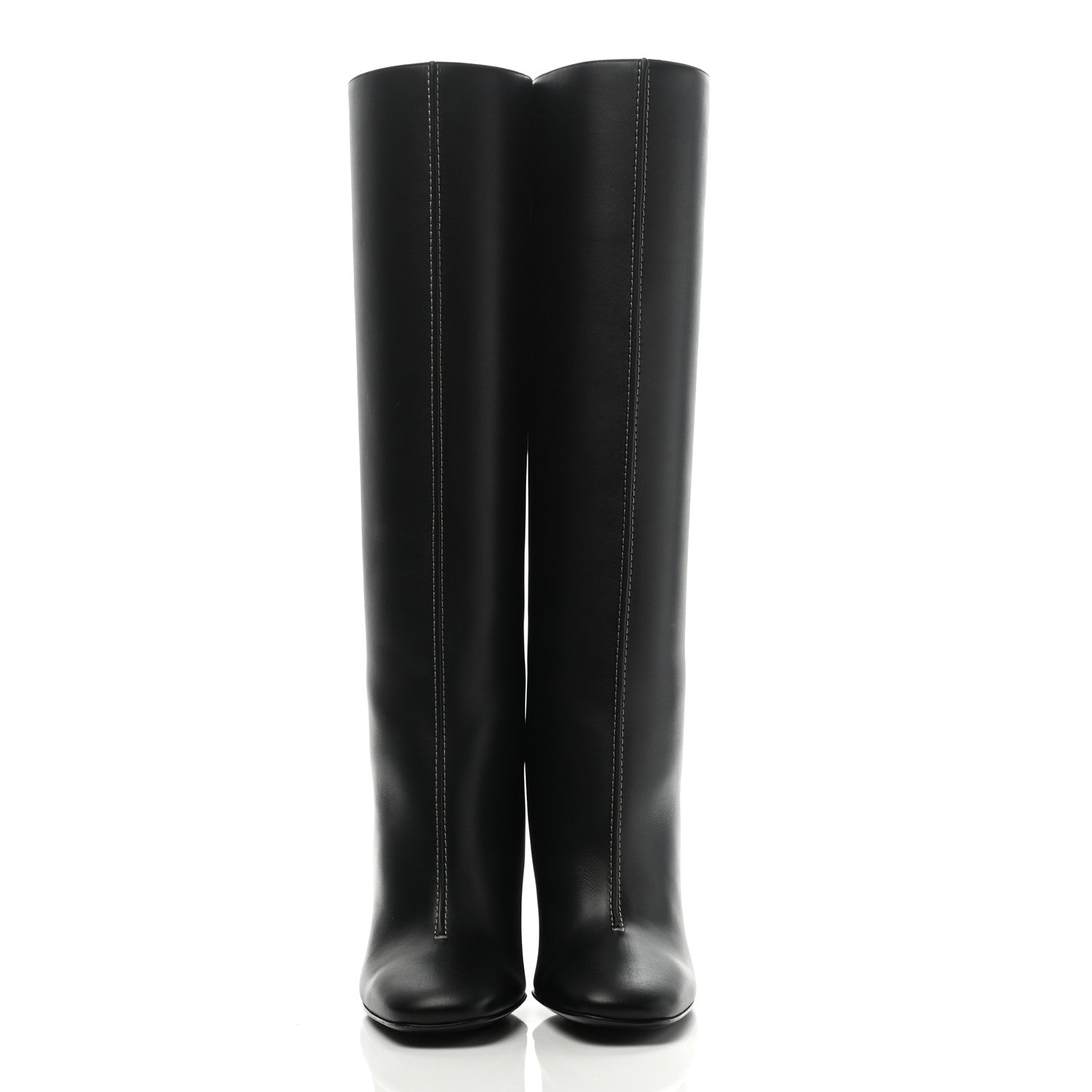 Hermes Calfskin Dressage Boots 36 Black 2 of 7