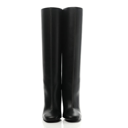 Hermes Calfskin Dressage Boots 36 Black 2 of 7