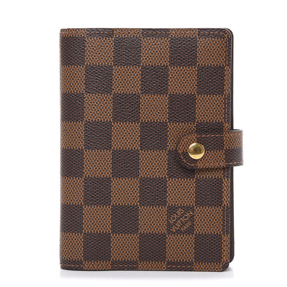 Louis Vuitton Damier Ebene Small Ring Agenda Cover 1 of 8