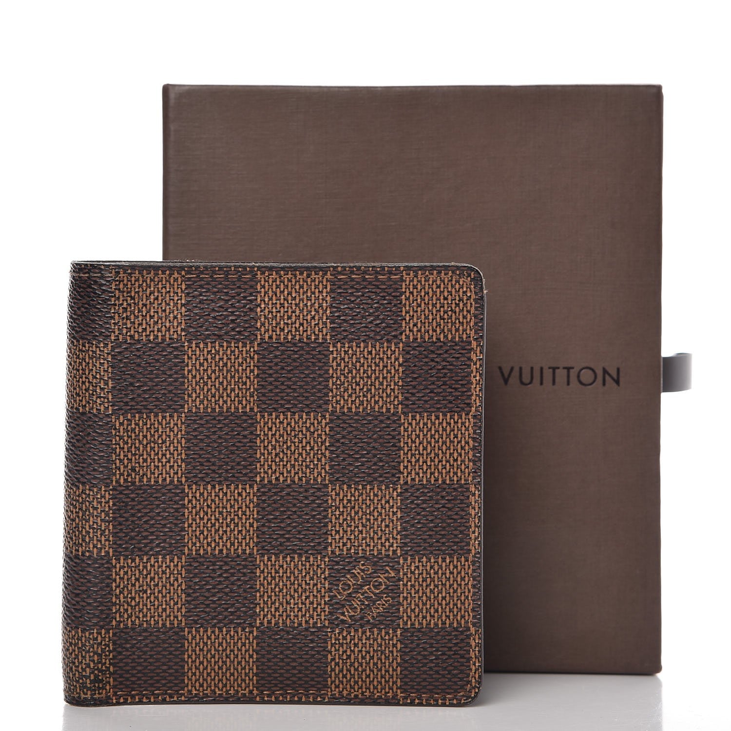 Louis Vuitton Damier Ebene Billfold Wallet 6 Credit Card Slots 8 of 9