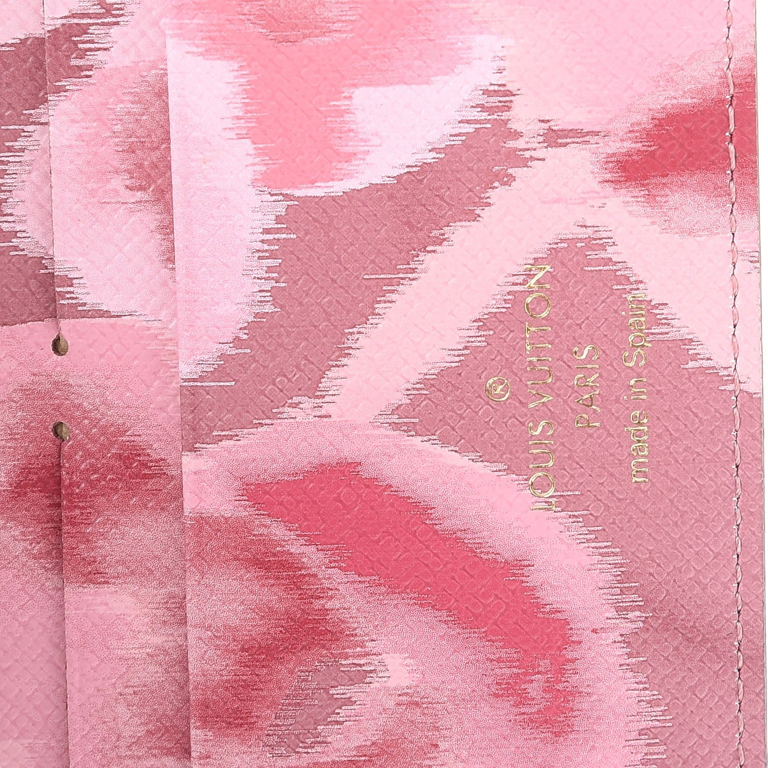 Louis Vuitton Monogram Articles de Voyage Ikat Insolite Wallet Rose Velours 6 of 8