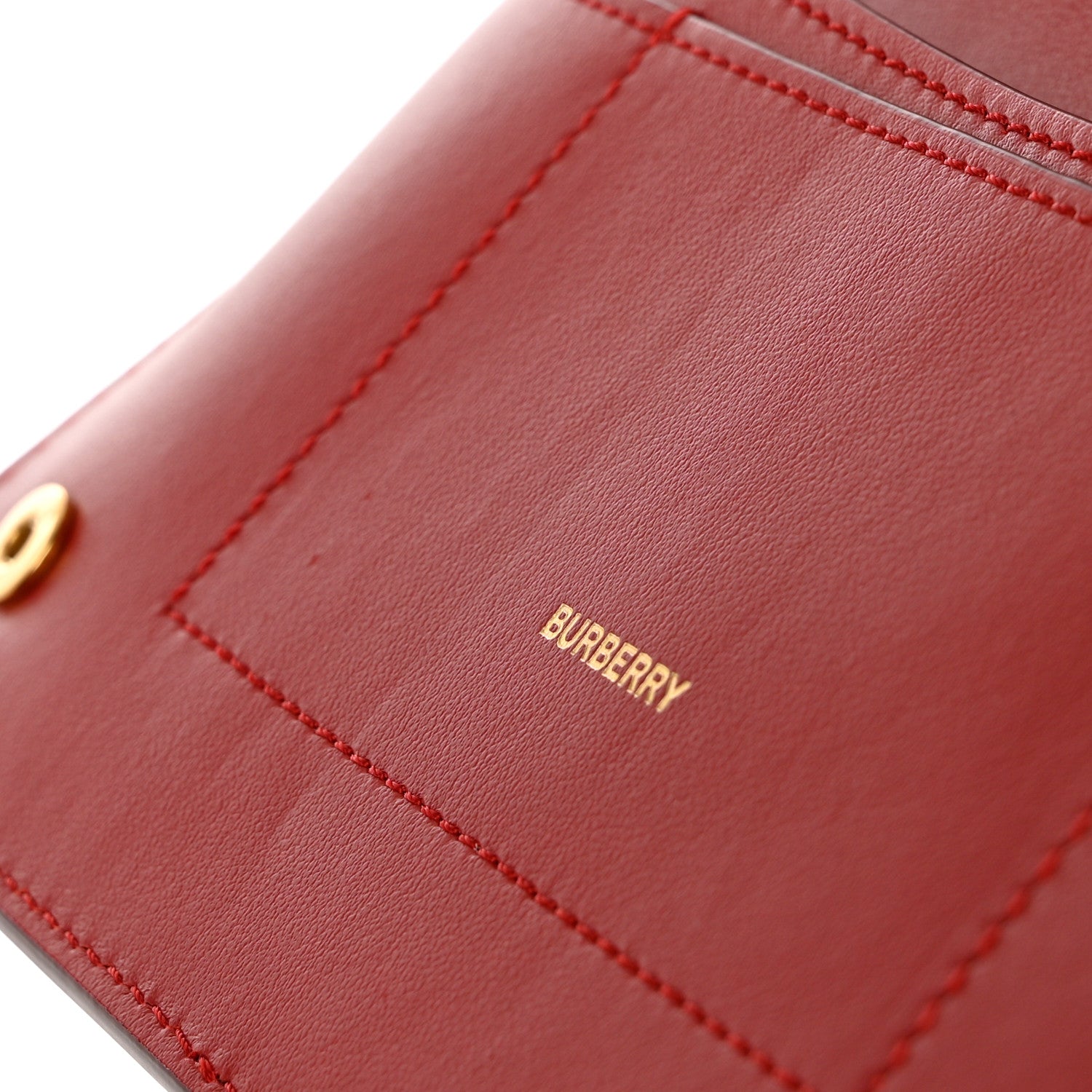 Burberry Marais Calfskin Rowe Continental Wallet Dark Carmine 10 of 10