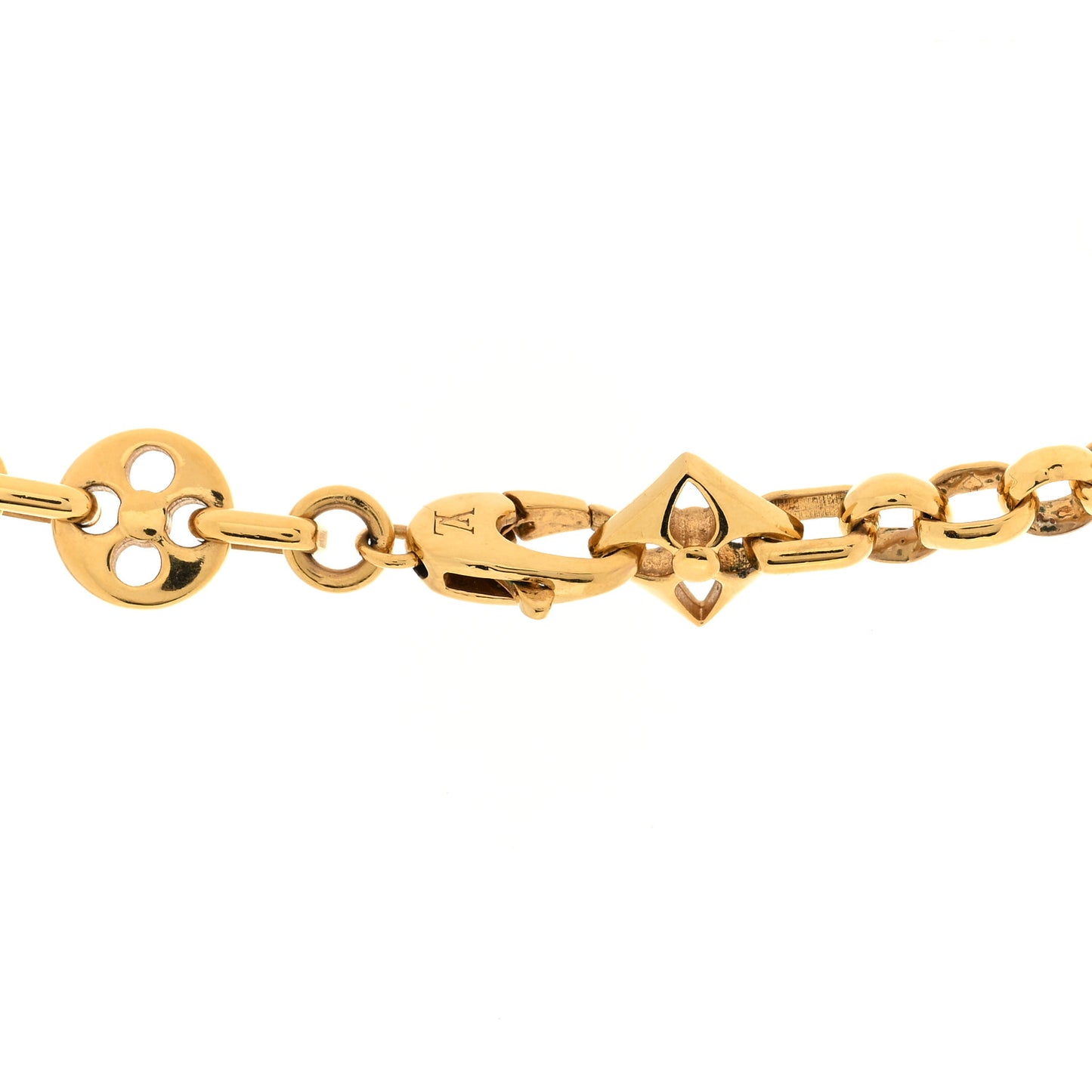 Metal Crazy in Lock Necklace Gold