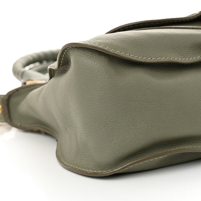 Chloe Calfskin Medium Marcie Satchel Baobab Green 9 of 12
