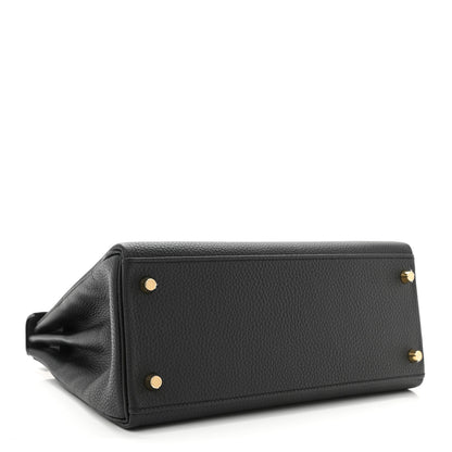 Hermes Togo Kelly Retourne 28 Black 4 of 11