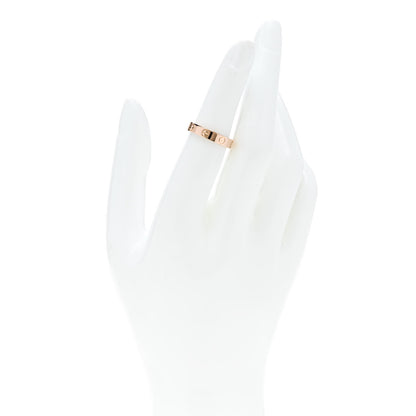 Cartier 18K Pink Gold 3.5mm LOVE Wedding Band Ring 50 5.5 2 of 4