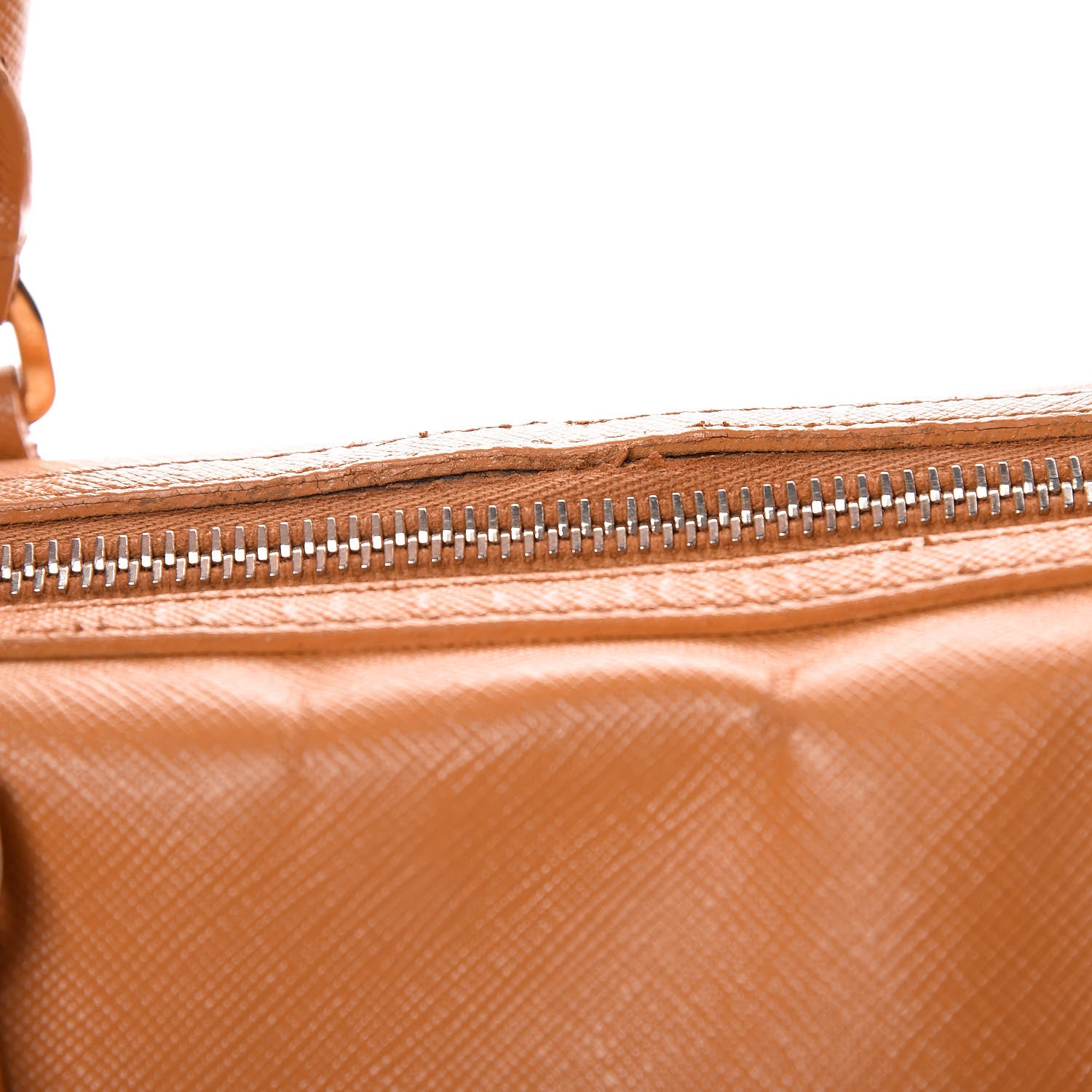 Prada Saffiano Lux Bowler Ocra 14 of 24