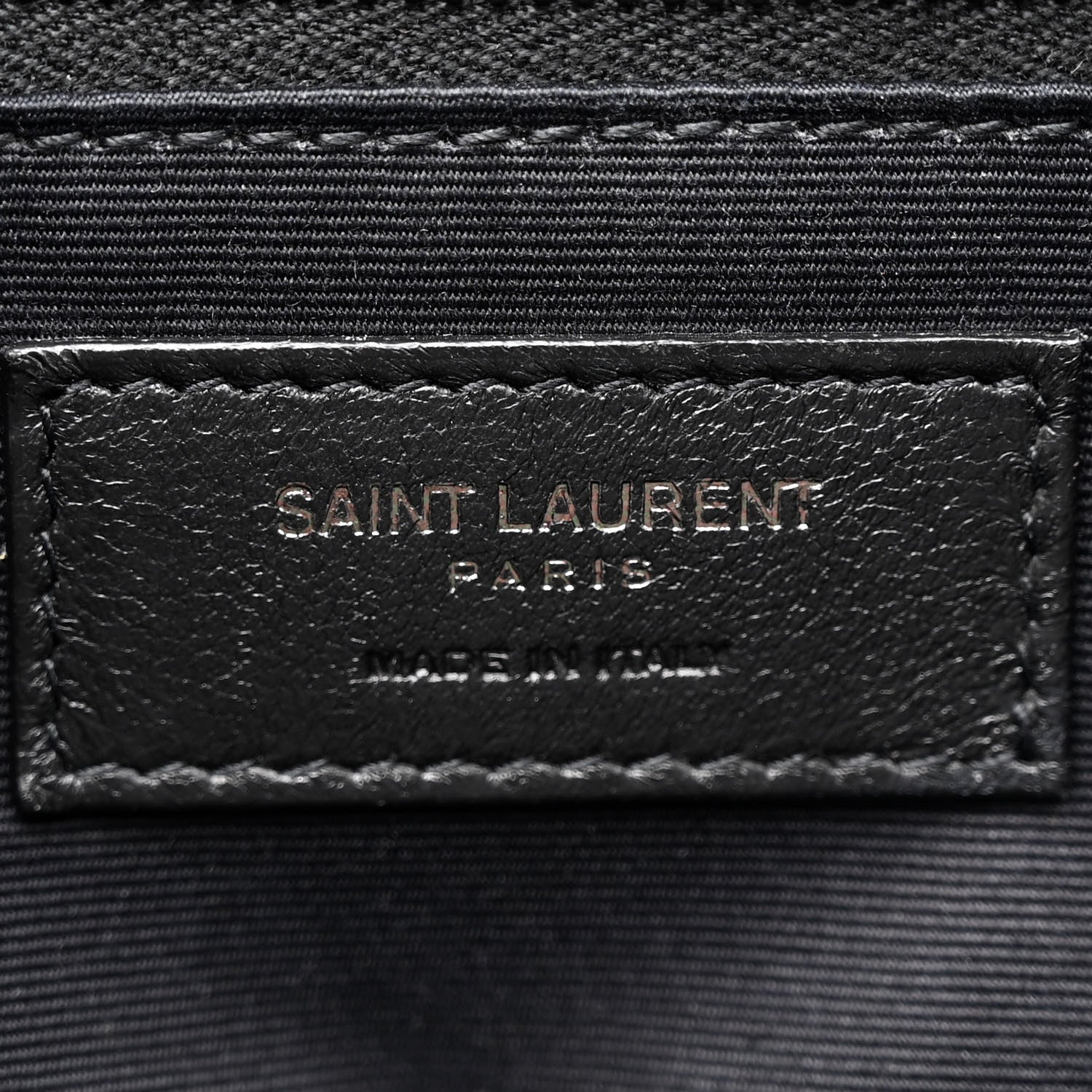 Saint Laurent Crinkled Calfskin Matelasse Monogram Medium Niki Chain Satchel Black 6 of 12