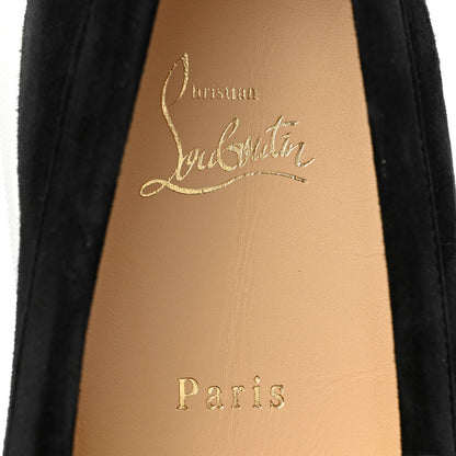 Christian Louboutin Veau Velours Metallur Sneakers 43 Black Silver 8 of 12