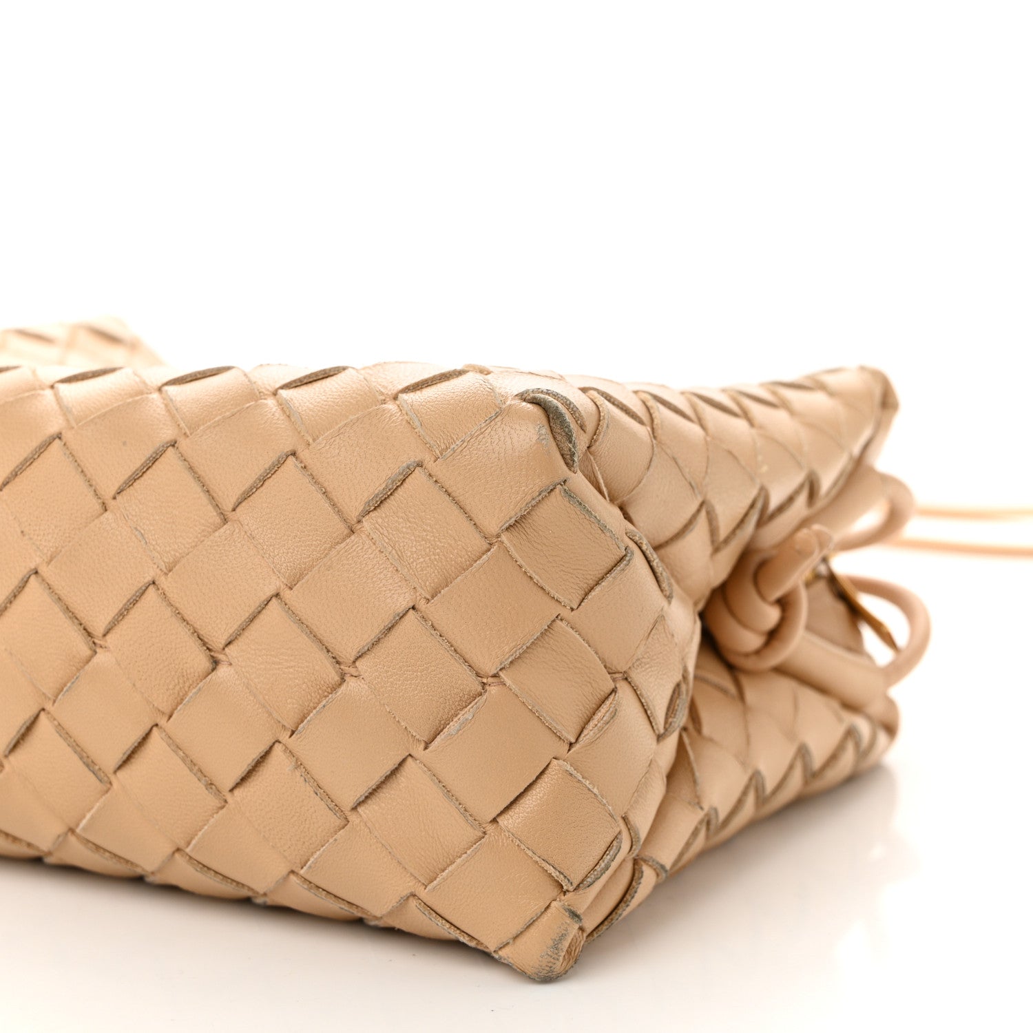 Bottega Veneta Nappa Intrecciato Small Loop Camera Bag Almond 9 of 9