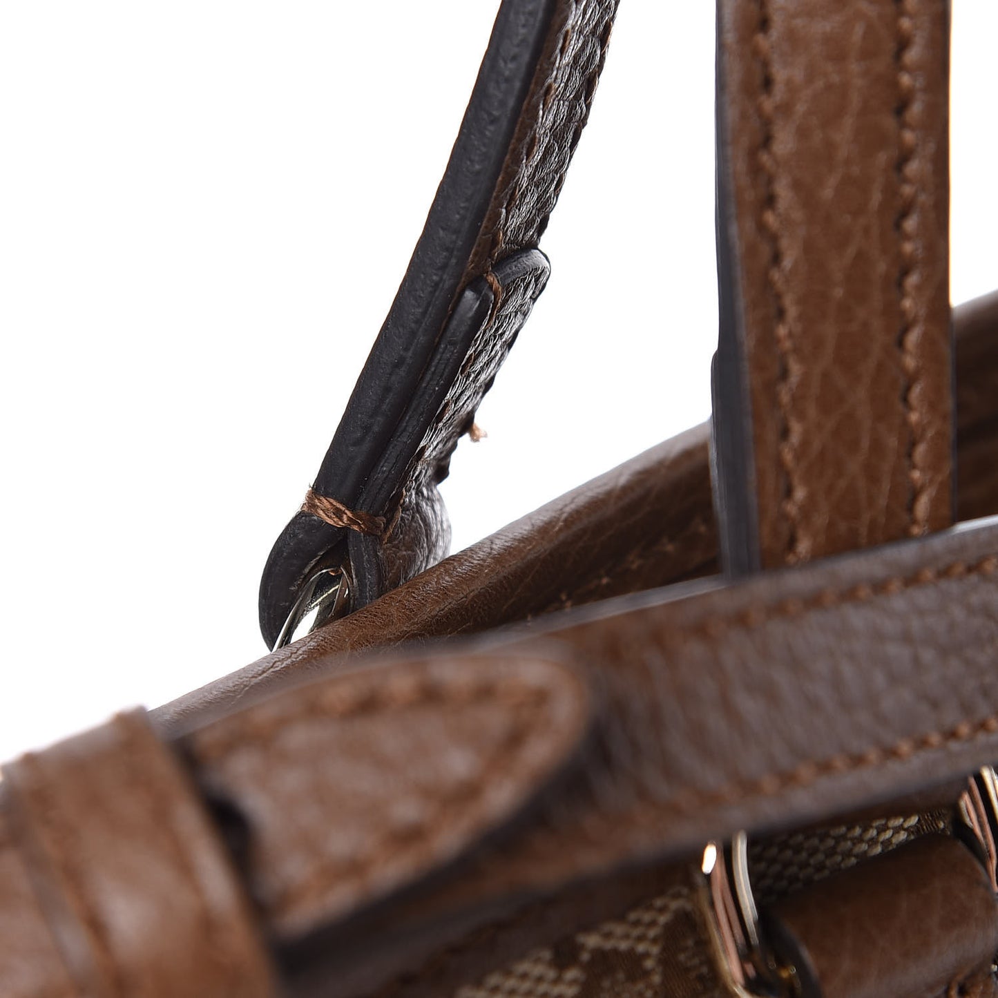 Monogram Small Bree Tote Beige Tabacco