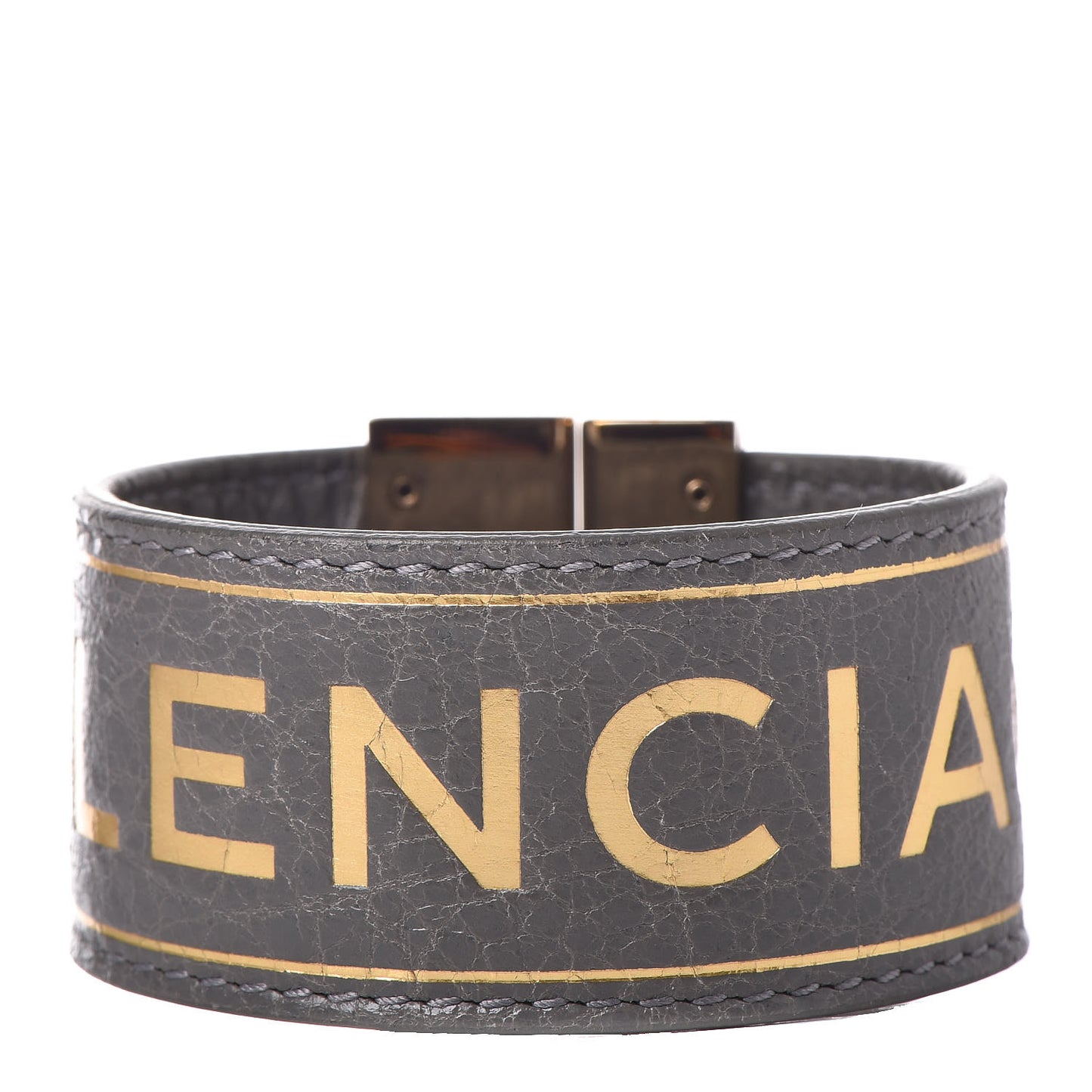 Agneau Logo Blanket Bracelet Gris Fumee