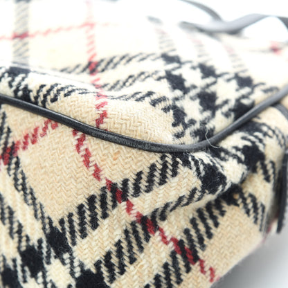 Burberry Wool Check Bowler Beige 9 of 13