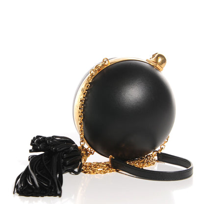 Alexander McQueen Nappa Sphere Skull Clutch Black 5 of 8