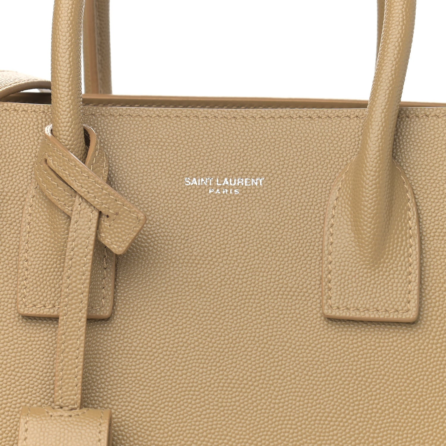 Saint Laurent Grained Calfskin Small Sac De Jour Nude Powder 7 of 10