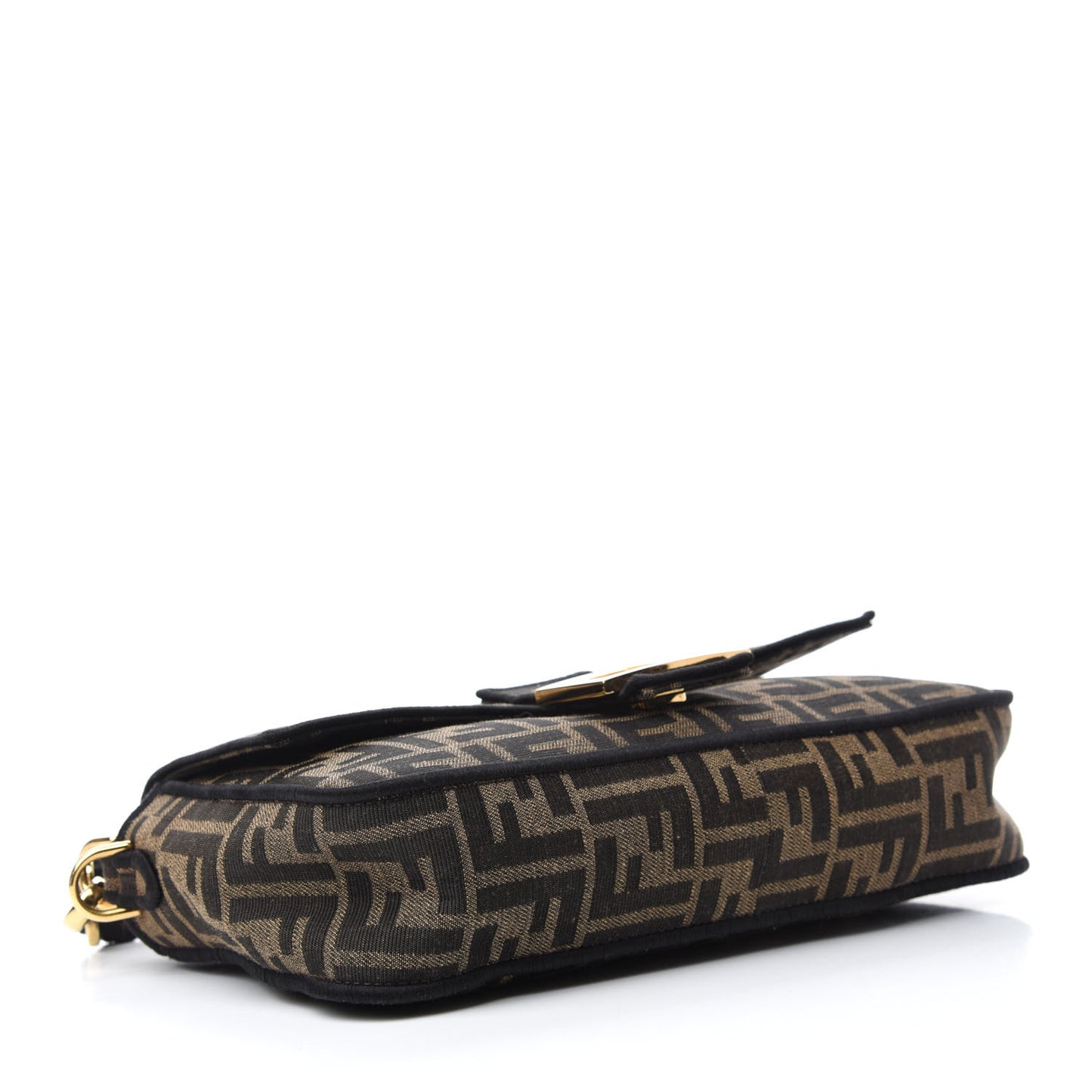 Fabric Jacquard FF 1974 Medium Baguette Tobacco Moro Black