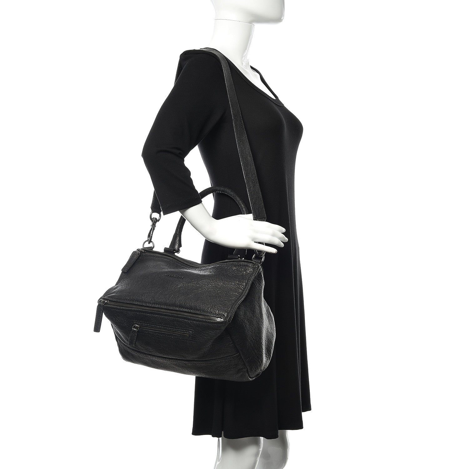 Givenchy Sugar Goatskin Medium Pandora Black 2 of 14