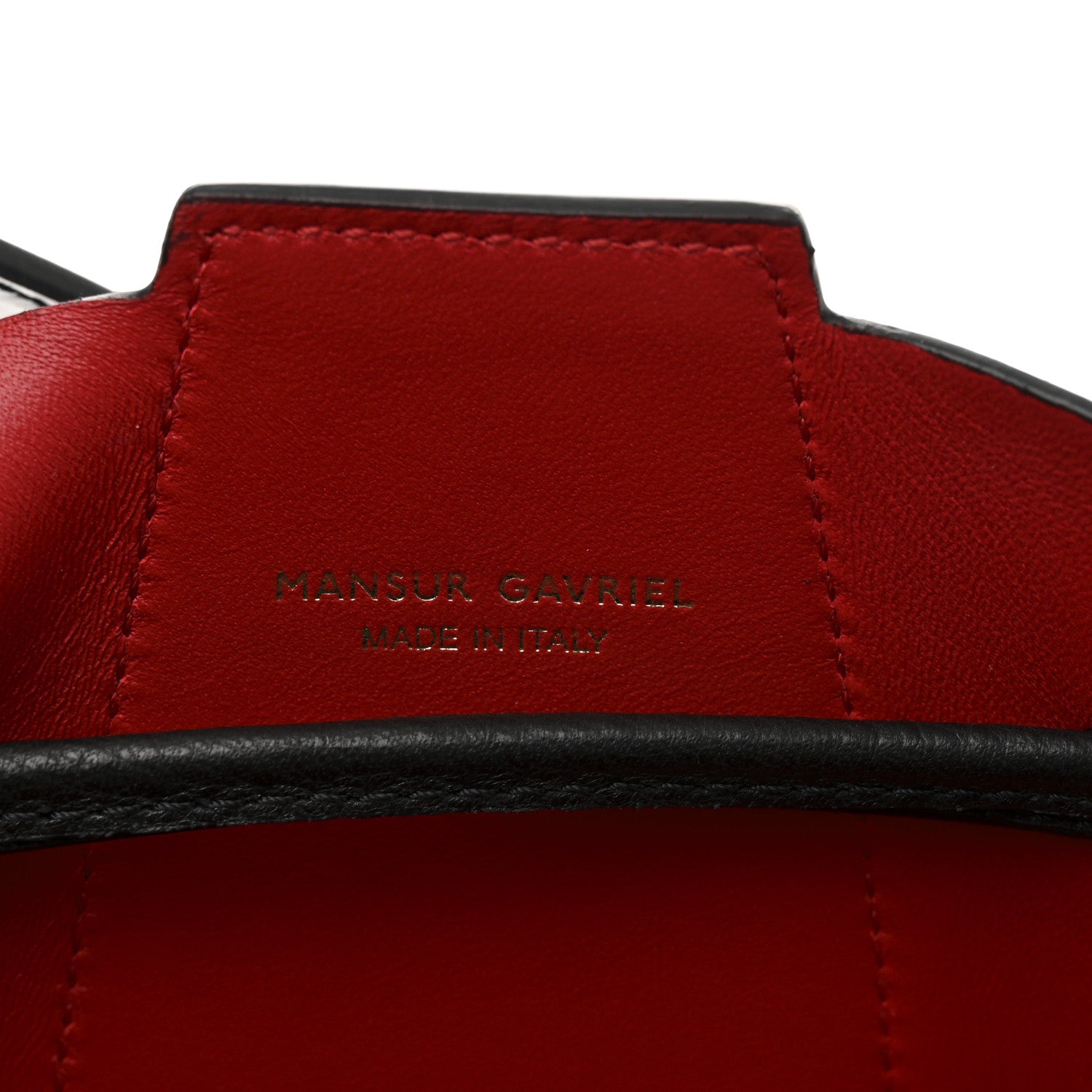 Mansur Gavriel Tumbled Calfskin Lilium Bag Black 6 of 9