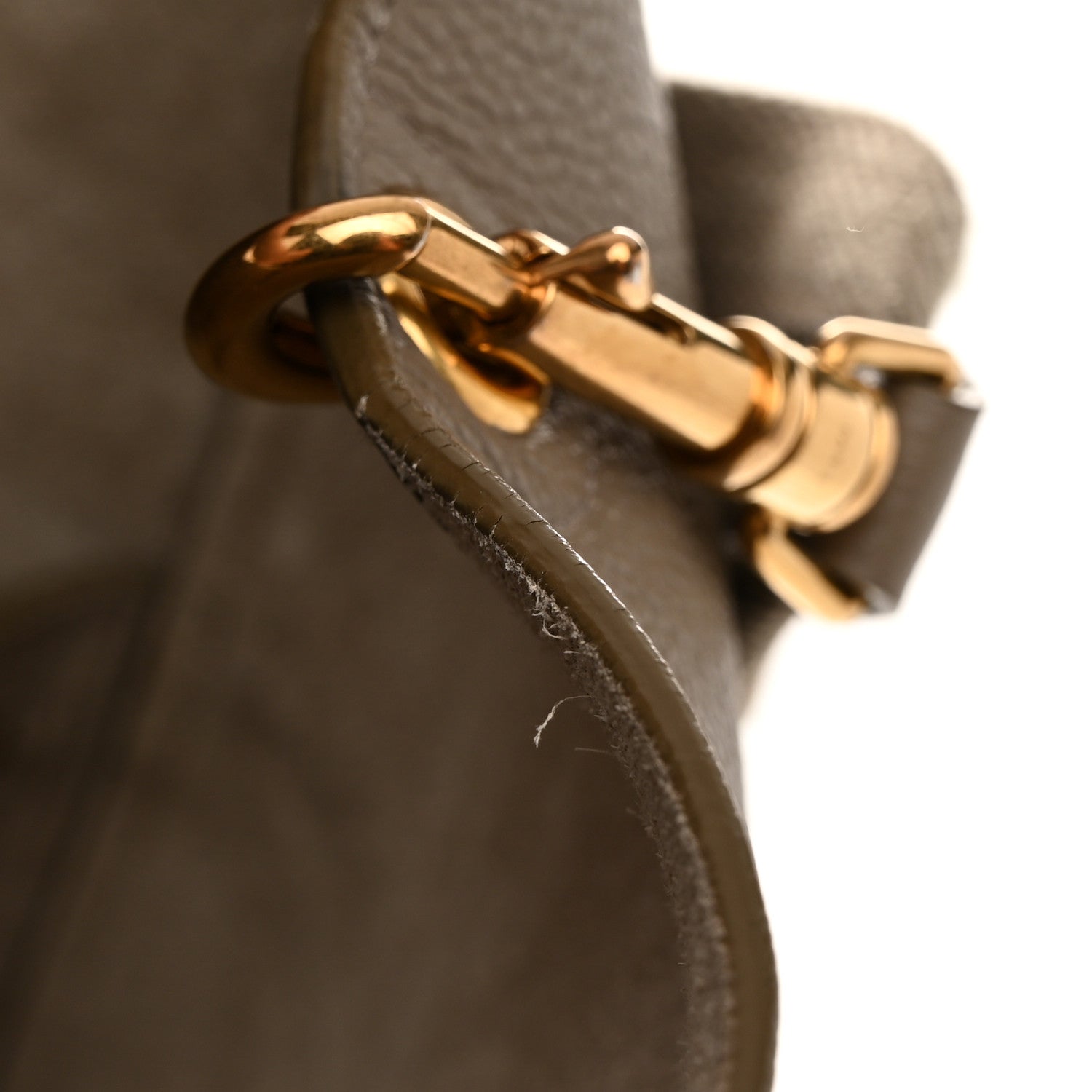 Celine Soft Grained Calfskin Sangle Bucket Bag Taupe 11 of 12