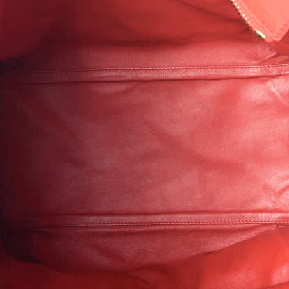 Celine Calfskin Mini Luggage Red 5 of 9