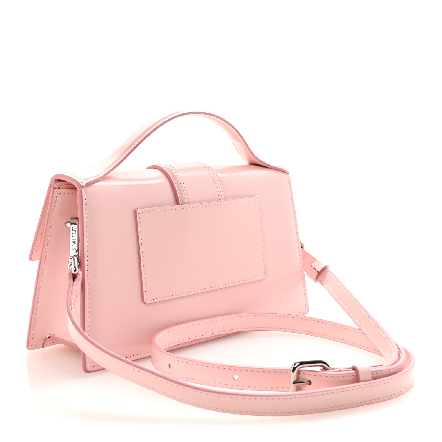 Jacquemus Glazed Calfskin Le Grand Bambino Pale Pink 2 of 8