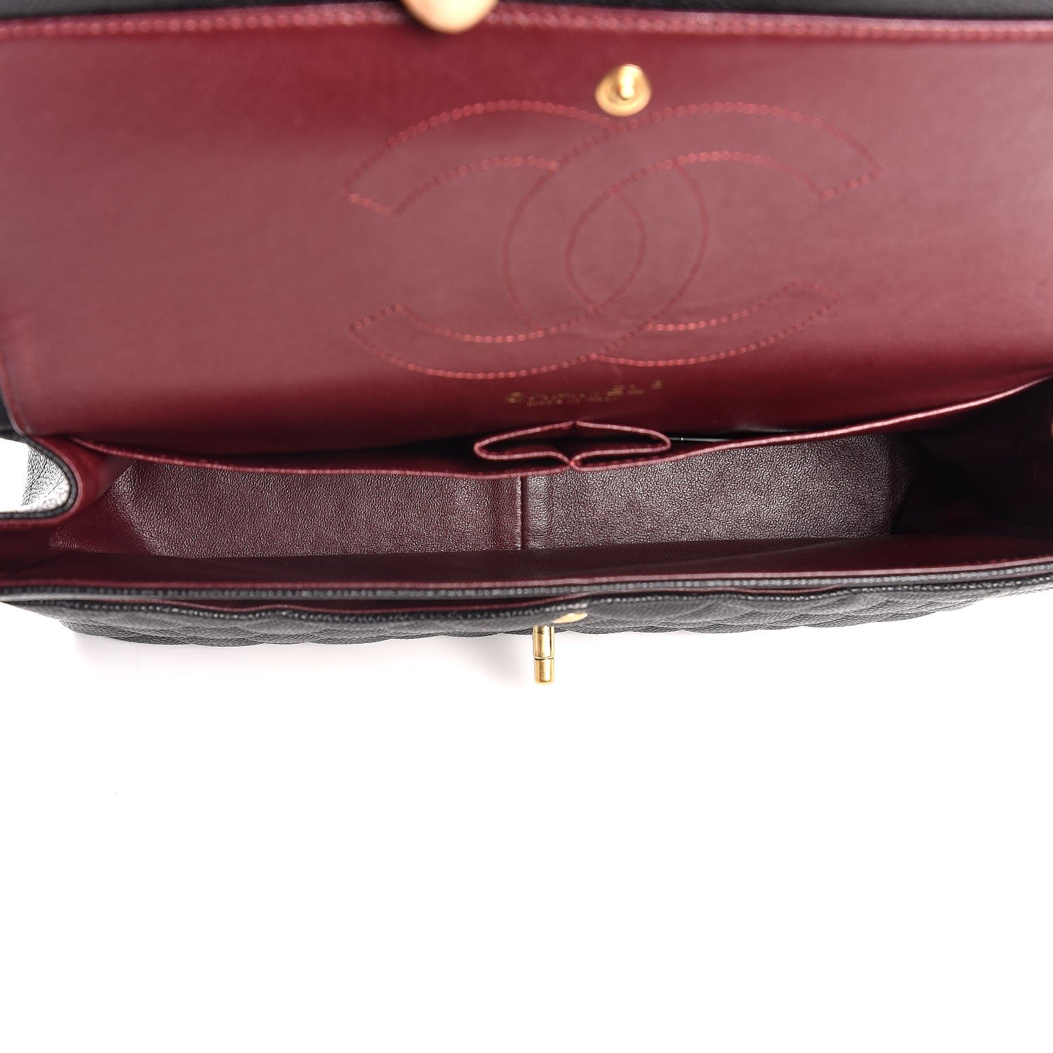 Chanel Caviar Quilted Jumbo Double Flap Black 5 of 8