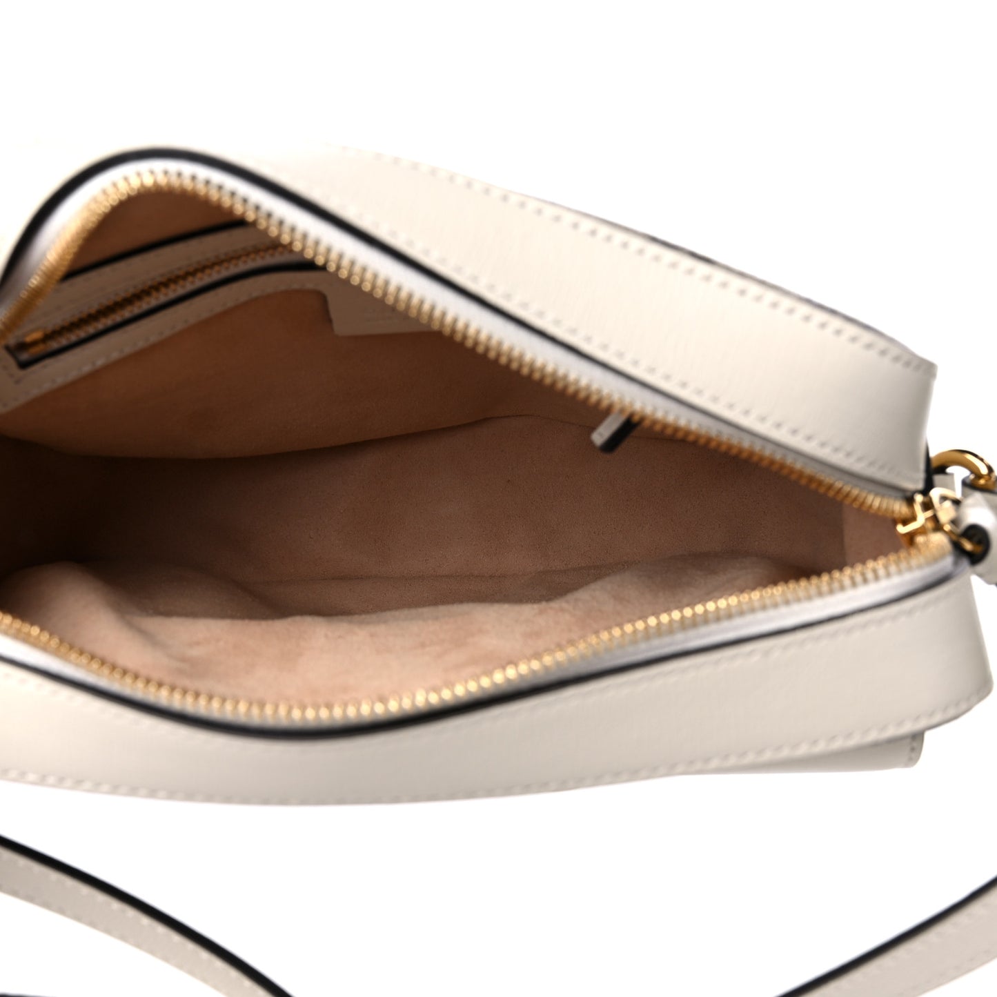 GG Supreme Monogram Small Horsebit 1955 Shoulder Bag Beige Mystic White