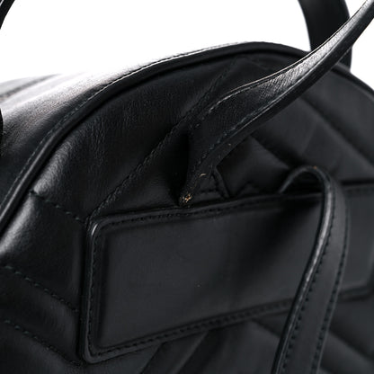 Gucci Calfskin Matelasse GG Marmont Dome Backpack Black 19 of 24