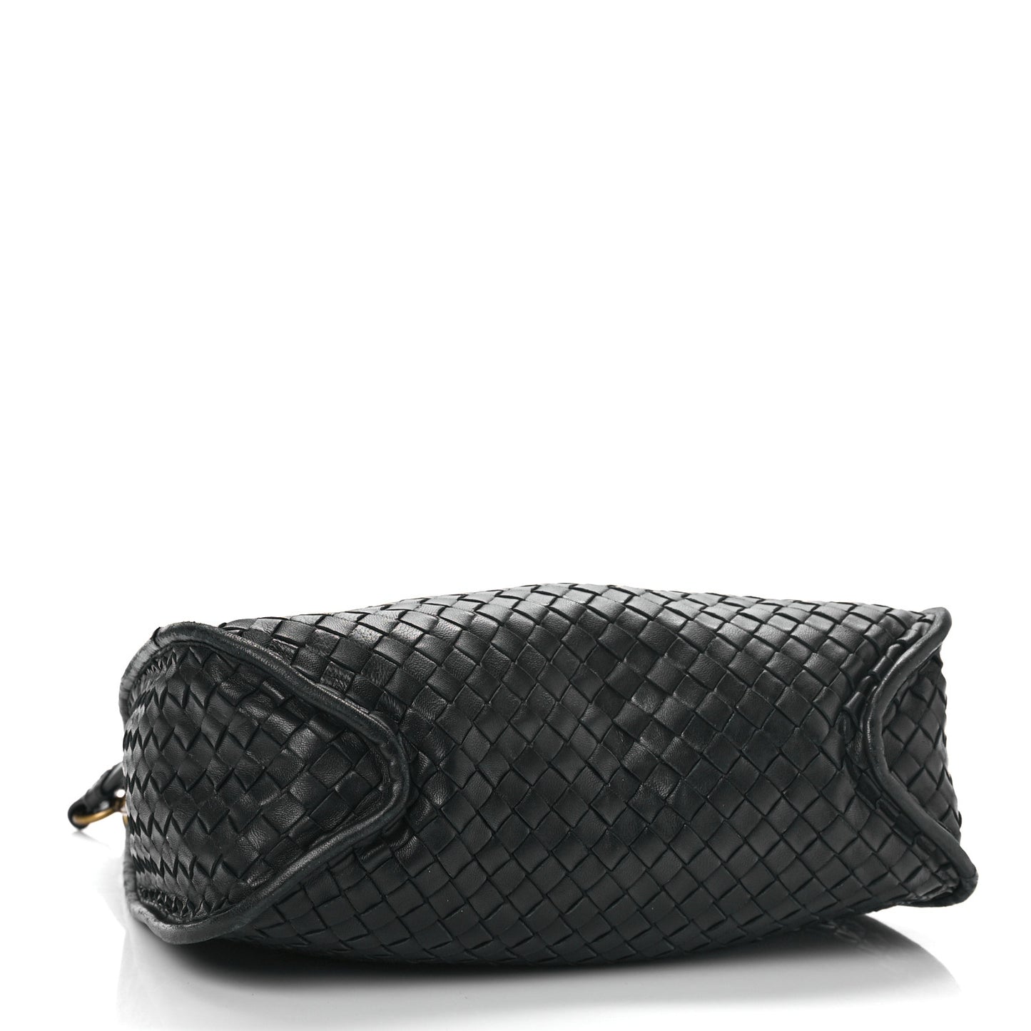 Nappa Intrecciato Shoulder Bag Black