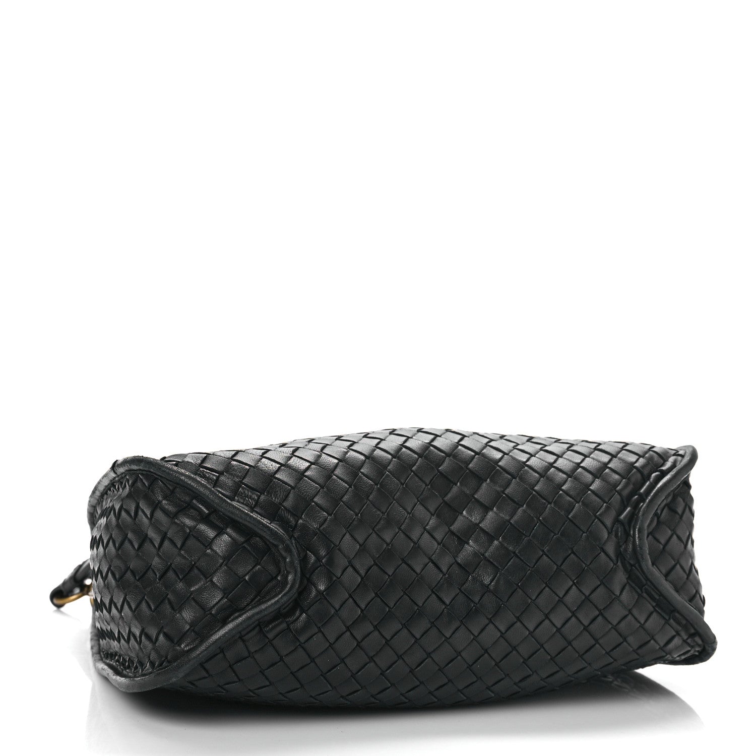 Bottega Veneta Nappa Intrecciato Shoulder Bag Black 3 of 7