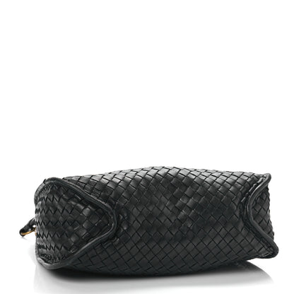 Bottega Veneta Nappa Intrecciato Shoulder Bag Black 3 of 7