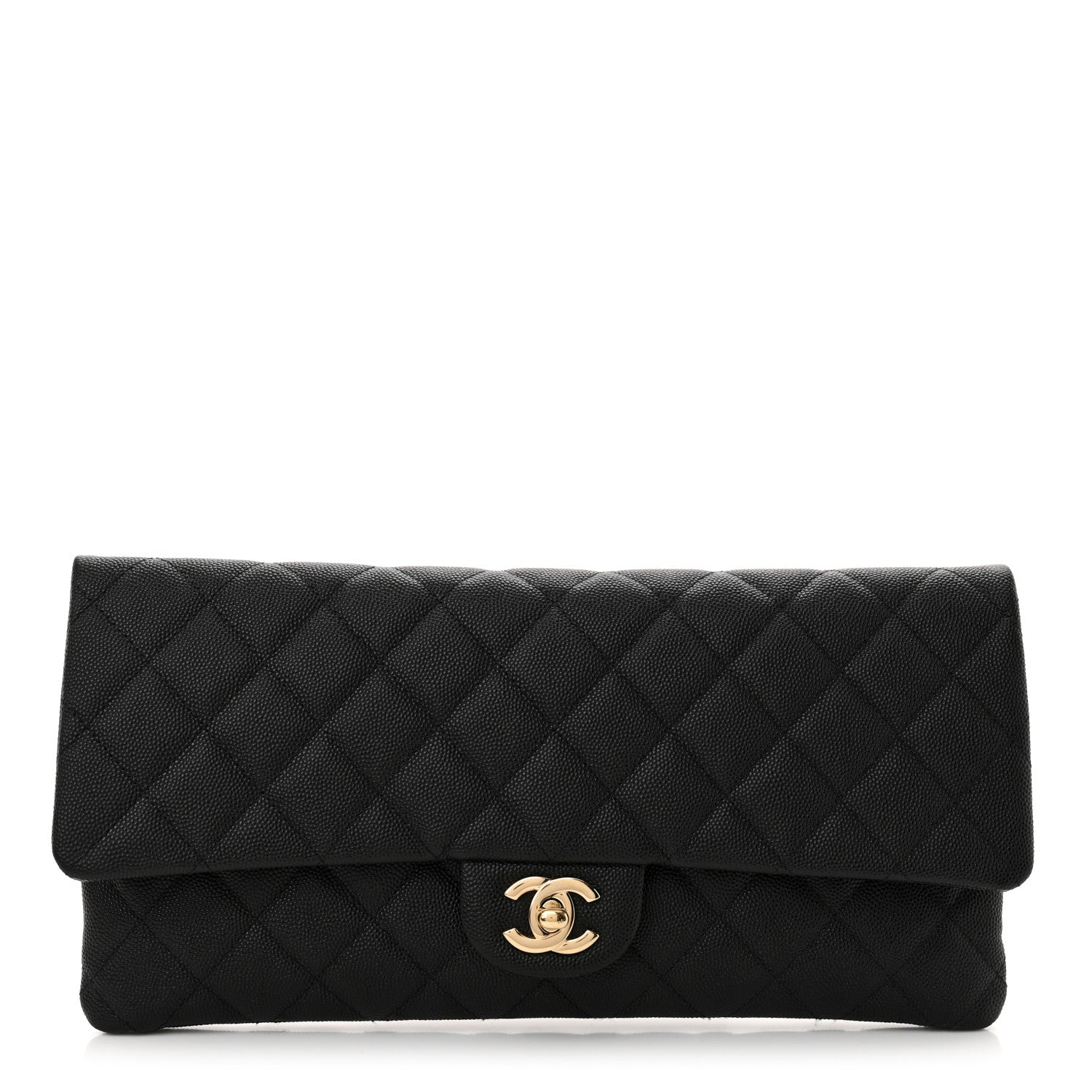 Chanel Caviar Quilted Flap Clutch Black 1 of 11
