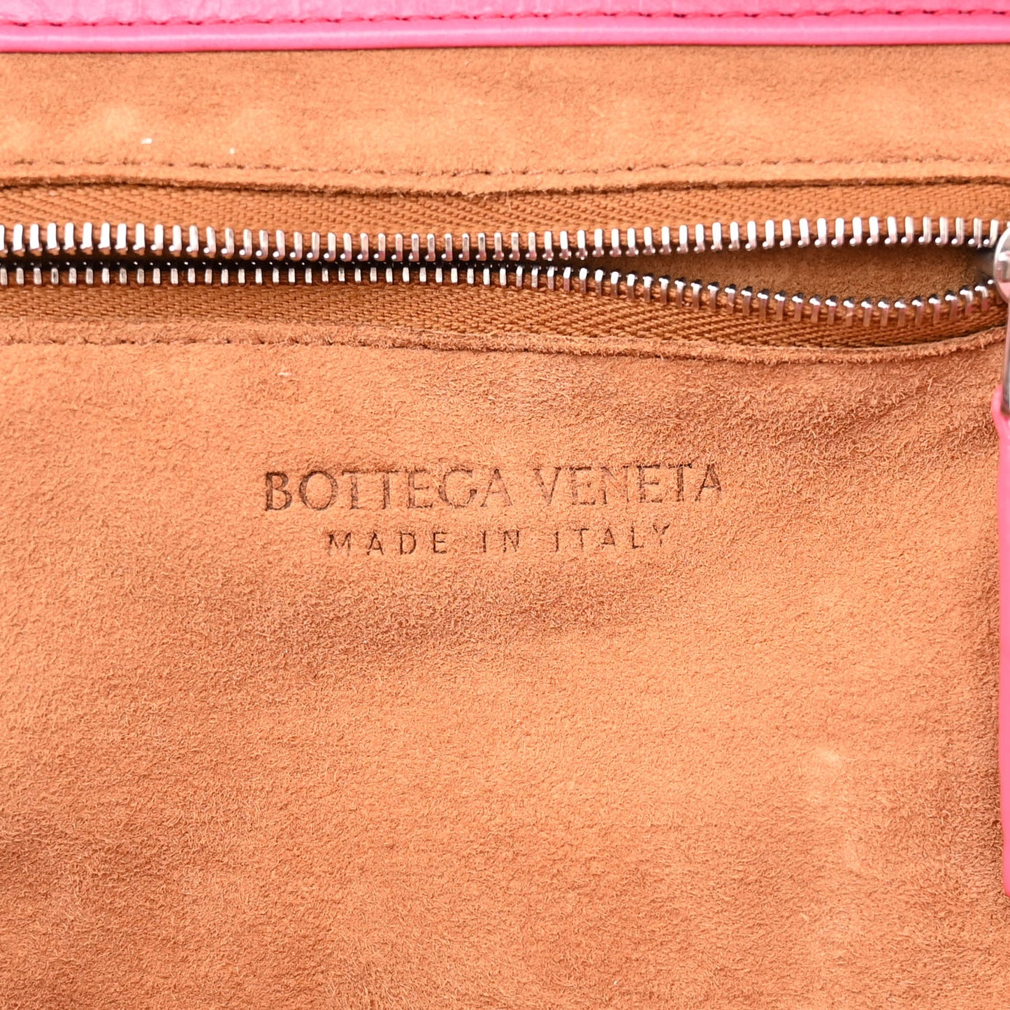 Paper Calfskin Maxi Intrecciato Mini Arco Pink